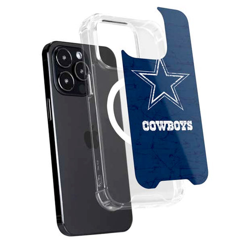 NFL Dallas Cowboys Distressed iPhone 16 Pro MagSafe Case